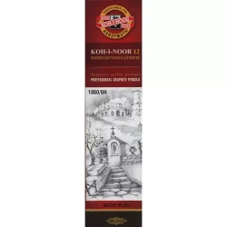 Ołówek grafitowy 6H, 12 sztuk