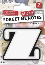 Forget me sticky notes kart samoprzylepne litera Z - IF