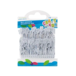 Craft with Fun Ozdoba dekoracyjna Taśma samoprzylepna Mroz 2m/4,2cm 12/288