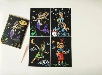 Magiczna Zdrapka Bajki 4 w1 (20 x 14 cm) - TWOJE HOBBY