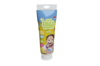 Farba dla malowania palcami żółta 100ml - Boti