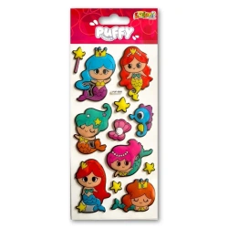 Naklejki puffy Happy Mermadis - Penmate