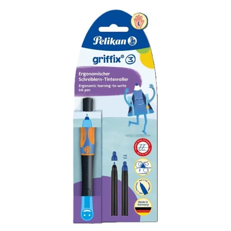 Pióro kulkowe Griffix Neon Black blister L - PELIKAN