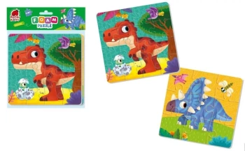 Piankowe puzzle 2w1. Dinozaury - Roter Kafer