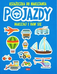 Pojazdy Książeczka do naklejania - opracowanie zbiorowe