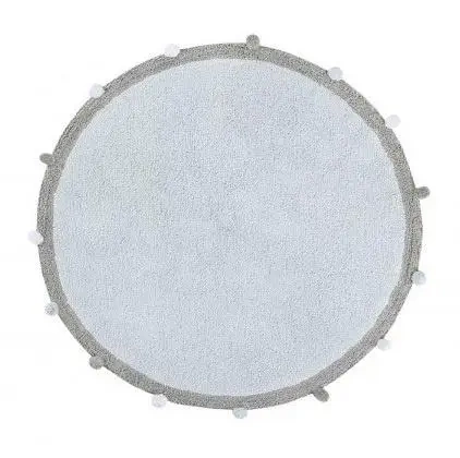 Dywan bawełniany Bubbly Soft Blue 120cm - Lorena Canals