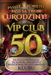 Karnet Urodziny 50 damskie - YEKU