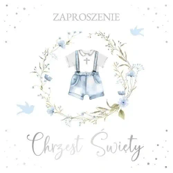 Zaproszenie Chrzest (10szt) - Armin Style