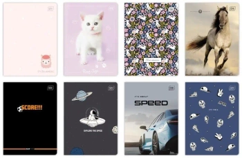 Zeszyt A5/16K linia UV MIX (20szt) - INTERDRUK