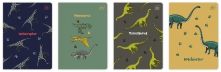 Zeszyt A5/32K kratka UV Dinozaurus (10szt) - INTERDRUK