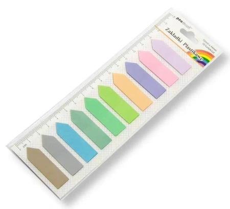Zakładki indeksujące 12x44mm 10x20szt plastikowe - Penword