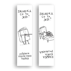 Zakładka kartonowa - Książka trzyma w napięciu - Molom