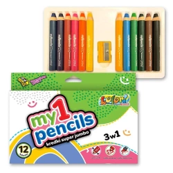 Kredki Kolori Moje pierwsze kredki 12 kolorów
