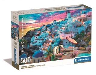 Puzzle 500 Compact Greece View - Clementoni