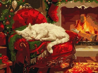 Malowanie po numerach - Świąteczna przytulność - Ideyka