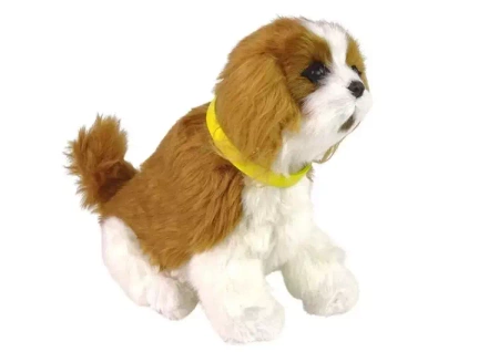 Pies interaktywny pluszowy Cavalier - Leantoys