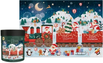 Puzzle 250 elementów. Tuba BN Santa Express - Interdruk