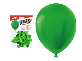Balon dmuchany zielony 26cm 12szt - MFP