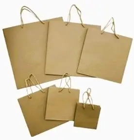 Torebka prezentowa M kraft szerokie dno