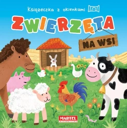 Książeczka z okienkami. Zwierzęta na wsi - Agnieszka Karłowicz