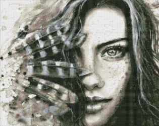 Diamentowa mozaika - Wyrazisty wygląd 40x50cm - Ideyka