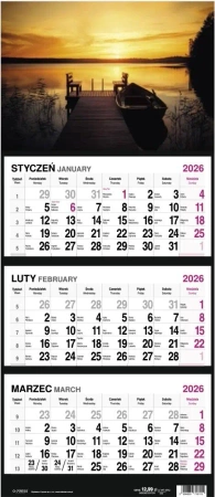 Kalendarz 2026 trójdzielny MIX - O-press