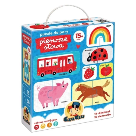 CzuCzu Puzzle do pary Pierwsze słowa 18m+ - Opracowanie zbiorowe