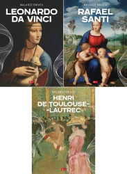 Malarze Świata Rafael Santi + Leonardo Da Vinci+ Henri De Toulouse PAKIET - Opracowanie zbiorowe