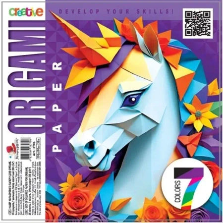 Papier do origami 190x190 35 arkuszy 80g/m2 Jednor - Fresh
