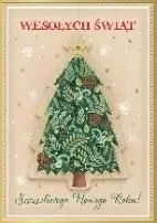 Karnet B6 z zawieszką choinka - Henry