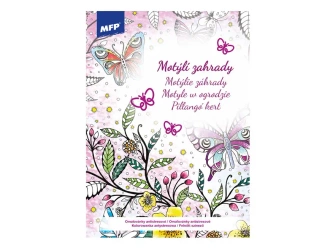Kolorowanka antystresowa Motyle w ogrodzie - MFP