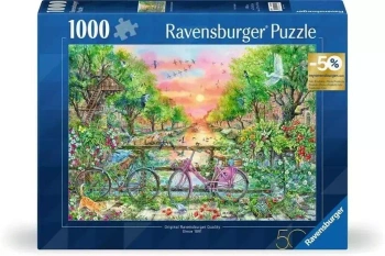 Puzzle 1000 Amsterdam 50 urodziny - Ravensburger