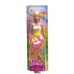 Lalka Barbie Księżniczka z długimi włosami, żółto-blond - Mattel