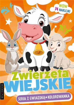 Zwierzęta Wiejskie. Kolorowanka - praca zbiorowa