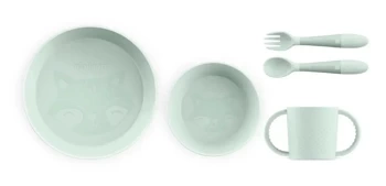 Zestaw stołowy 5-częściowy okrągły Dolce - miętowy