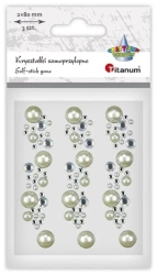 Kryształki samoprzylepne na pasku 3szt - Titanum