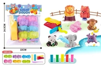 Zestaw ciastoliny 3D Animal Pattern Dough - Merkpol