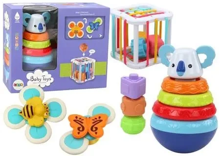 Zestaw zabawek sensorycznych - Leantoys