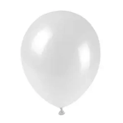 Balony metalizowane białe 25cm 100szt - Arpex
