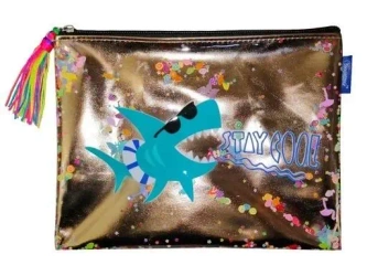 Saszetka na zamek Rekin złota - Fresh