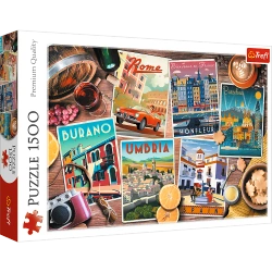 Puzzle 1500 Podróże po Europie 26199 - Trefl PAP