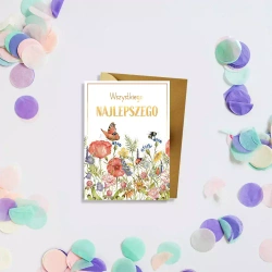 Karnet mini B8 Łąka w słoiku - Henry