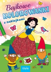 Bajkowe kolorowanki. Bajkowe postaci - Opracowanie zbiorowe