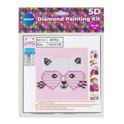 Diamentowa mozaika 5D - Kot 15x15 89763 - Panta Plast