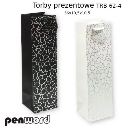 Torebka prezentowa 36x10,5x10,5cm MIX - Penword