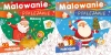 PAKIET ŚWIĄTECZNY Malowanie-doklejanie. Mikołaj + Choinka + Renifer - Wydawnictwo Skrzat