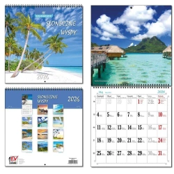 Kalendarz 2026 30x60 13 planszowy Słoneczne Wyspy - EV-Corp