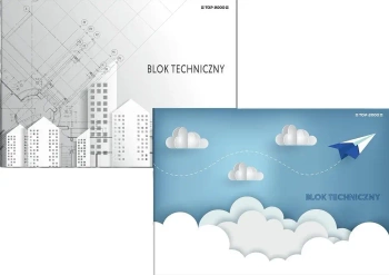 Blok techniczny biały A4/10K Basic (10szt) - Top 2000