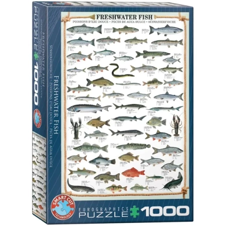 Puzzle 1000 Freshwater Fish 6000-0312 - Eurographics