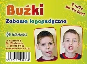 Buźki - zabawa logopedyczna - praca zbiorowa